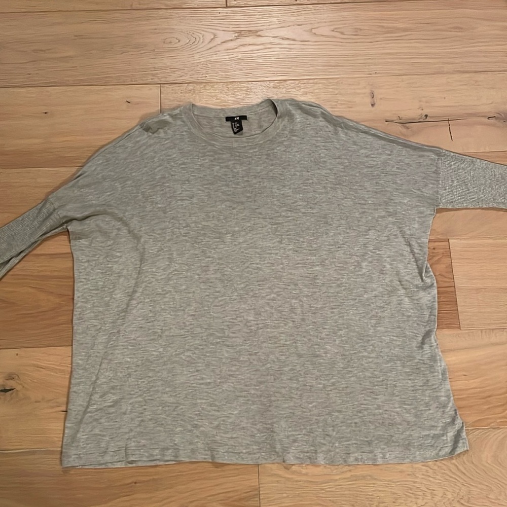 H&M Poncho-like Drop Shoulder Top.